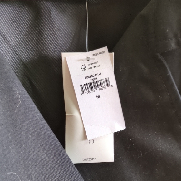 Banana Republic Classic Black Trench Coat Make an offer. Medium 44" Long - Picture 6 of 7